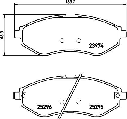 Pagid T3137 - Гальмівні колодки, дискові гальма autozip.com.ua