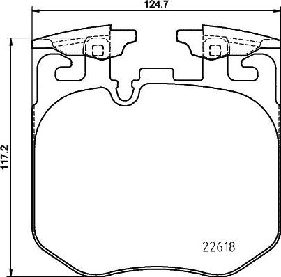 Pagid T2541 - Гальмівні колодки, дискові гальма autozip.com.ua