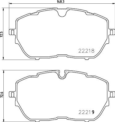 Pagid T2523 - Гальмівні колодки, дискові гальма autozip.com.ua