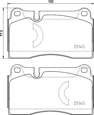 Pagid T2651 - Гальмівні колодки, дискові гальма autozip.com.ua