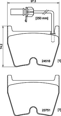 Pagid T2079 - Гальмівні колодки, дискові гальма autozip.com.ua