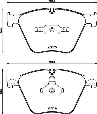 Pagid T2854 - Гальмівні колодки, дискові гальма autozip.com.ua