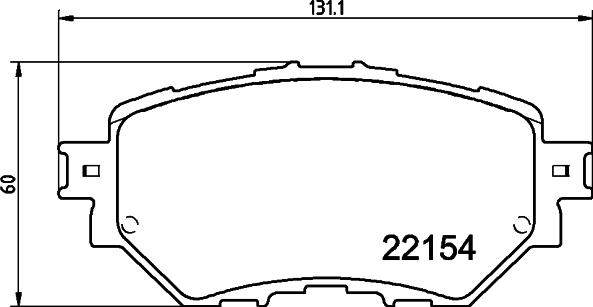 Pagid T2701 - Гальмівні колодки, дискові гальма autozip.com.ua