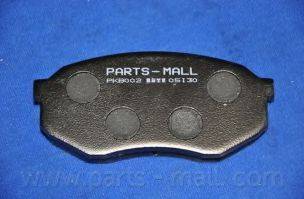 Parts-Mall PKB-002 - Гальмівні колодки, дискові гальма autozip.com.ua