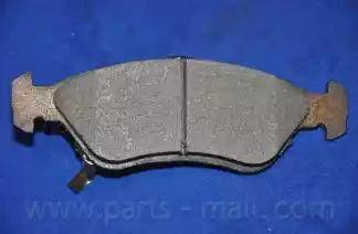 Parts-Mall PKB-007 - Гальмівні колодки, дискові гальма autozip.com.ua