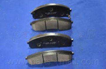 Parts-Mall PKB-013 - Гальмівні колодки, дискові гальма autozip.com.ua