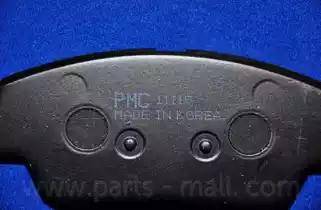 Parts-Mall PKB-036 - Гальмівні колодки, дискові гальма autozip.com.ua