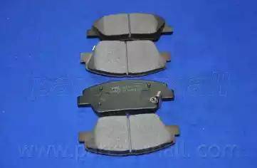 Parts-Mall PKB-036 - Гальмівні колодки, дискові гальма autozip.com.ua