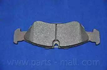 Parts-Mall PKC-005 - Гальмівні колодки, дискові гальма autozip.com.ua