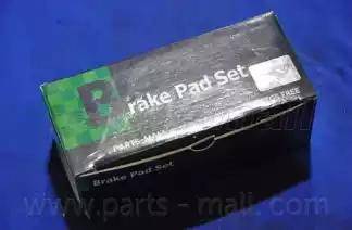 Parts-Mall PKC-008-S - Гальмівні колодки, дискові гальма autozip.com.ua