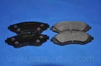 Parts-Mall PKC-003-S - Гальмівні колодки, дискові гальма autozip.com.ua