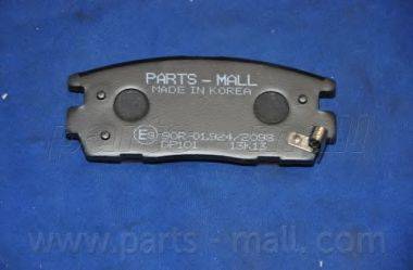 Parts-Mall PKC-E21 - Гальмівні колодки, дискові гальма autozip.com.ua