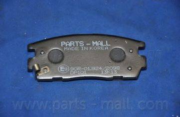 Parts-Mall PKC-E21 - Гальмівні колодки, дискові гальма autozip.com.ua