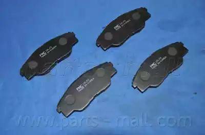 Parts-Mall PKF-025 - Гальмівні колодки, дискові гальма autozip.com.ua