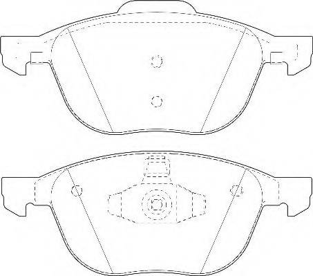 Parts-Mall PKH-006 - Гальмівні колодки, дискові гальма autozip.com.ua