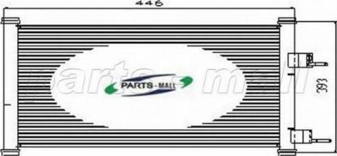 Parts-Mall PXNC2-009 - Конденсатор, кондиціонер autozip.com.ua