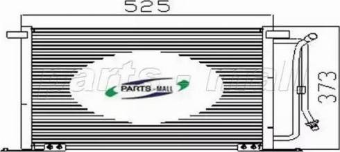 Parts-Mall PXNC2-002 - Конденсатор, кондиціонер autozip.com.ua