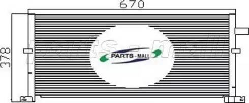 Parts-Mall PXNC2-015 - Конденсатор, кондиціонер autozip.com.ua