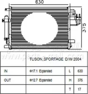 Ava Quality Cooling HY 5156 - Конденсатор, кондиціонер autozip.com.ua