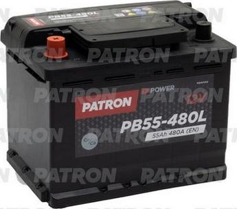 Patron PB55-480L - Стартерна акумуляторна батарея, АКБ autozip.com.ua