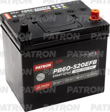 Patron PB60-520EFB - Стартерна акумуляторна батарея, АКБ autozip.com.ua
