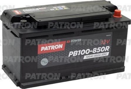Patron PB100-850R - Стартерна акумуляторна батарея, АКБ autozip.com.ua