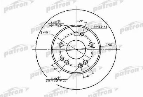 Brembo 08475014 - Гальмівний диск autozip.com.ua