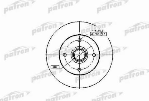 Patron PBD1529 - Гальмівний диск autozip.com.ua