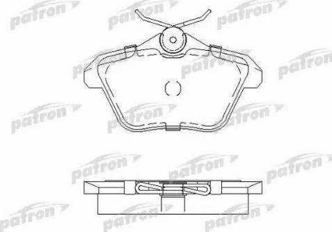 Patron PBP995 - Гальмівні колодки, дискові гальма autozip.com.ua