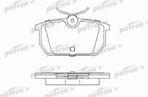 Patron PBP409 - Гальмівні колодки, дискові гальма autozip.com.ua