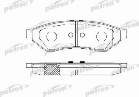 Patron PBP1986 - Гальмівні колодки, дискові гальма autozip.com.ua