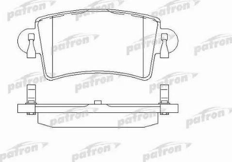 Patron PBP1453 - Гальмівні колодки, дискові гальма autozip.com.ua