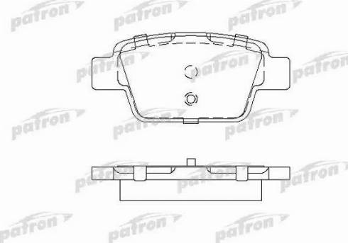 Patron PBP1469 - Гальмівні колодки, дискові гальма autozip.com.ua