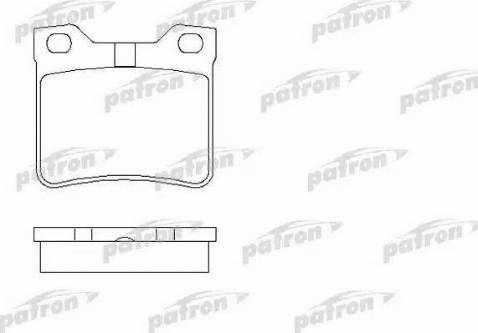 Patron PBP1415 - Гальмівні колодки, дискові гальма autozip.com.ua