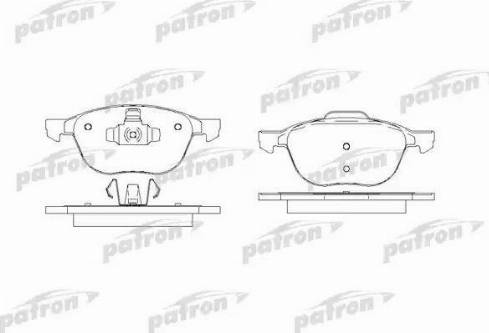 Patron PBP1594 - Гальмівні колодки, дискові гальма autozip.com.ua