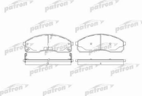 Patron PBP1595 - Гальмівні колодки, дискові гальма autozip.com.ua