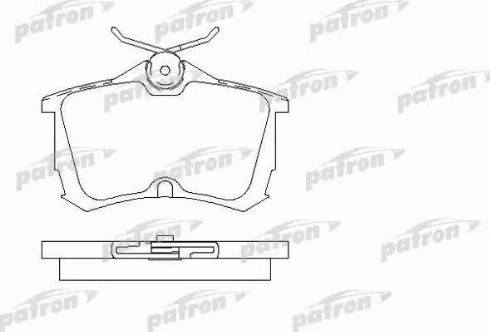 Patron PBP1506 - Гальмівні колодки, дискові гальма autozip.com.ua