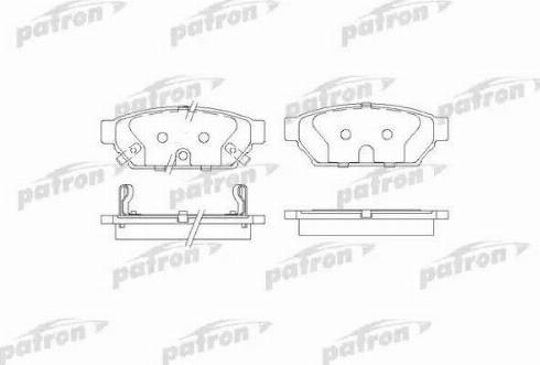 Patron PBP1013 - Гальмівні колодки, дискові гальма autozip.com.ua