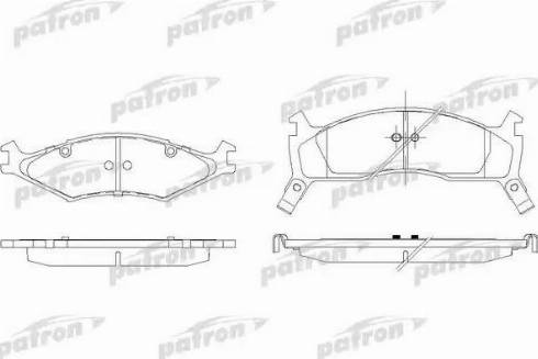 Patron PBP1034 - Гальмівні колодки, дискові гальма autozip.com.ua