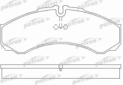 Patron PBP1102 - Гальмівні колодки, дискові гальма autozip.com.ua