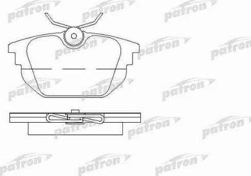 Patron PBP1113 - Гальмівні колодки, дискові гальма autozip.com.ua