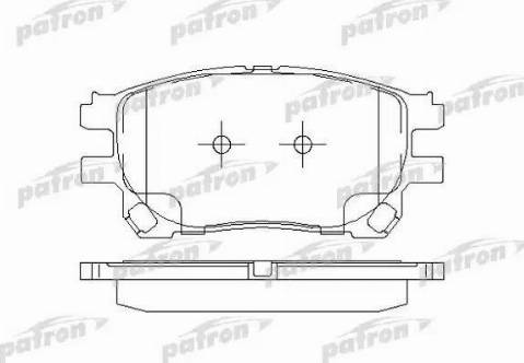 Patron PBP1868 - Гальмівні колодки, дискові гальма autozip.com.ua