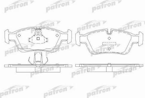 Patron PBP1300 - Гальмівні колодки, дискові гальма autozip.com.ua