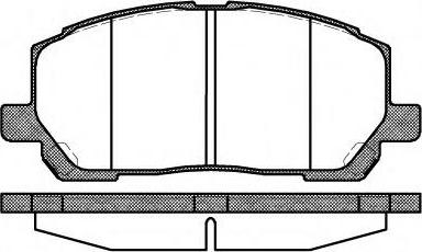 BENDIX DB1488 - Гальмівні колодки, дискові гальма autozip.com.ua