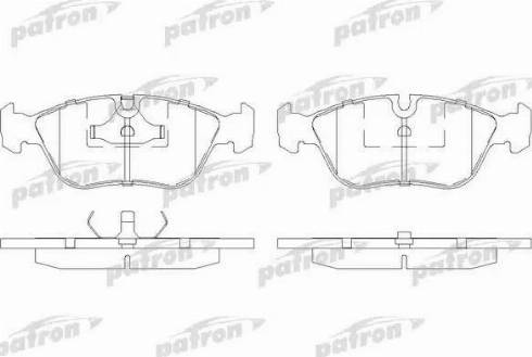 Patron PBP1285 - Гальмівні колодки, дискові гальма autozip.com.ua