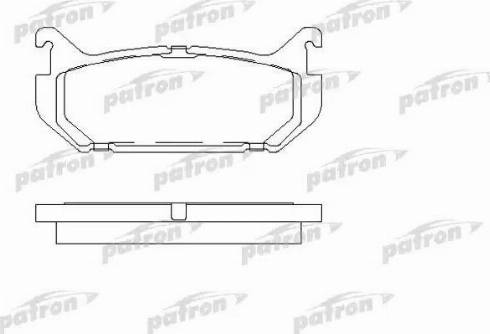 Patron PBP869 - Гальмівні колодки, дискові гальма autozip.com.ua