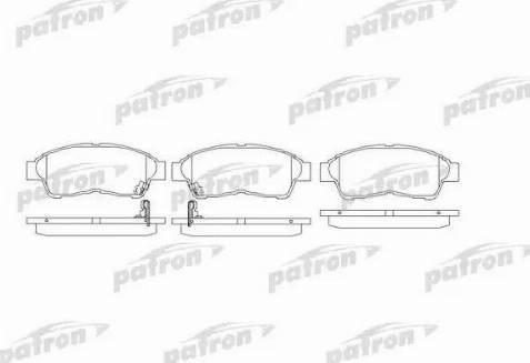 Patron PBP867 - Гальмівні колодки, дискові гальма autozip.com.ua