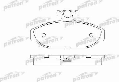 Patron PBP317 - Гальмівні колодки, дискові гальма autozip.com.ua