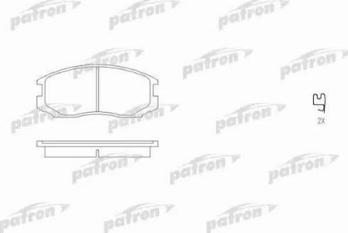 Patron PBP759 - Гальмівні колодки, дискові гальма autozip.com.ua