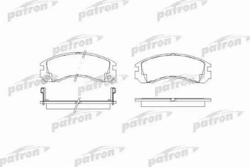 Patron PBP765 - Гальмівні колодки, дискові гальма autozip.com.ua
